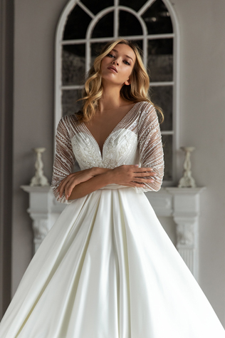 Роскошь в простоте: свадебные платья Eva Lendel 2021 