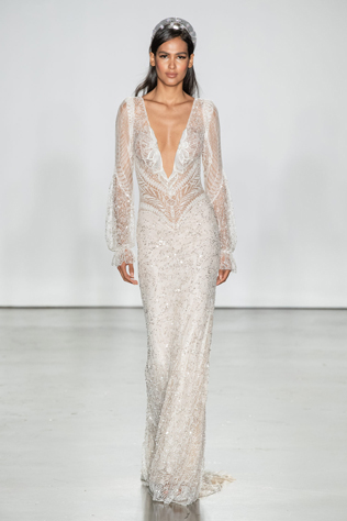 Прозрачный намёк: свадебные платья Inbal Dror 2021 