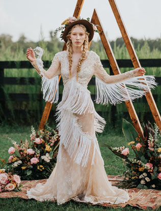 свадьба в стиле modern boho, декор в стиле moho 