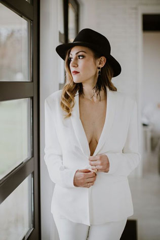 невеста в шляпе, свадебная шляпа-федора 