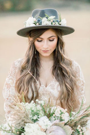 невеста в шляпе, свадебная шляпа-федора 