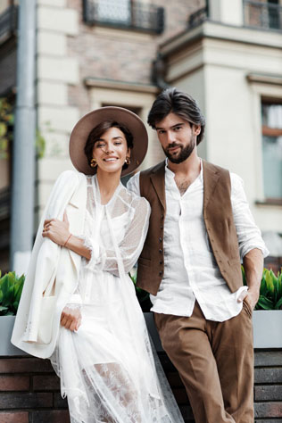 невеста в шляпе, свадебная шляпа-федора 