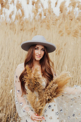 невеста в шляпе, свадебная шляпа-федора 