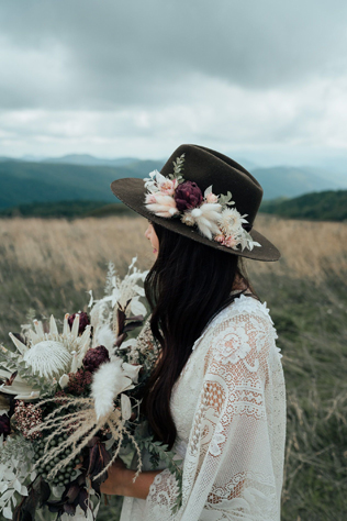 невеста в шляпе, свадебная шляпа-федора 