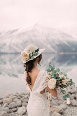 невеста в шляпе, свадебная шляпа-федора 