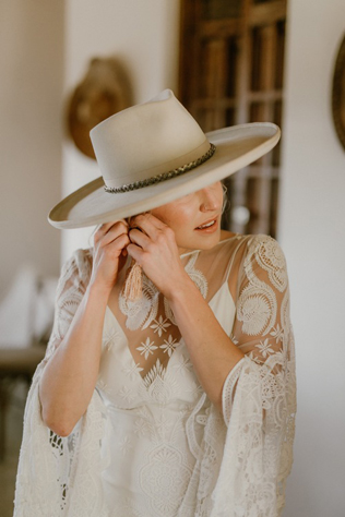 невеста в шляпе, свадебная шляпа-федора 