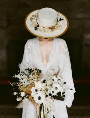 невеста в шляпе, свадебная шляпа-канотье 