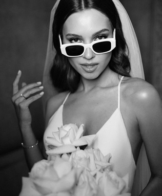 Главный свадебный аксессуар на весну-лето 2022: солнечные очки 