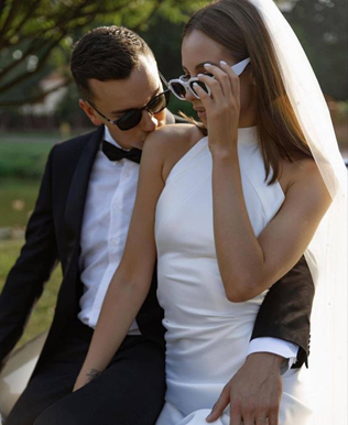 Главный свадебный аксессуар на весну-лето 2022: солнечные очки 