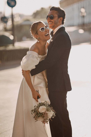 Главный свадебный аксессуар на весну-лето 2022: солнечные очки 