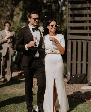 Главный свадебный аксессуар на весну-лето 2022: солнечные очки 