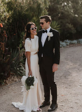 Главный свадебный аксессуар на весну-лето 2022: солнечные очки 