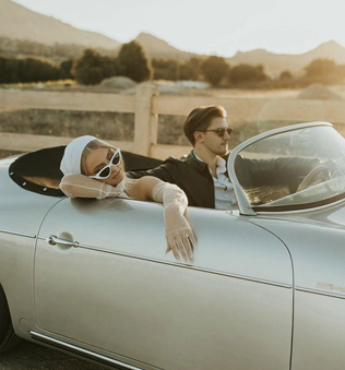 Главный свадебный аксессуар на весну-лето 2022: солнечные очки 