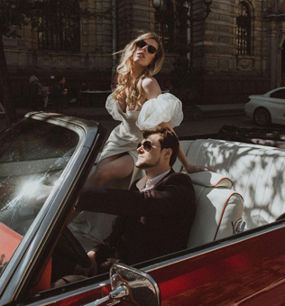 Главный свадебный аксессуар на весну-лето 2022: солнечные очки 