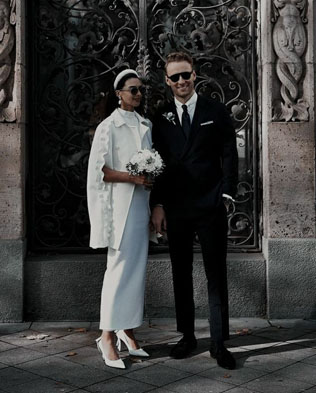 Главный свадебный аксессуар на весну-лето 2022: солнечные очки 