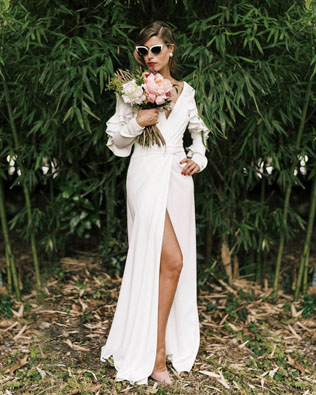 Главный свадебный аксессуар на весну-лето 2022: солнечные очки 