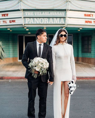 Главный свадебный аксессуар на весну-лето 2022: солнечные очки 