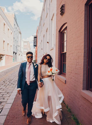 Главный свадебный аксессуар на весну-лето 2022: солнечные очки 