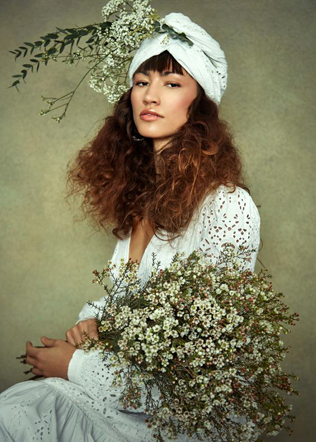 образ невесты 2022, свадебный тюрбан 