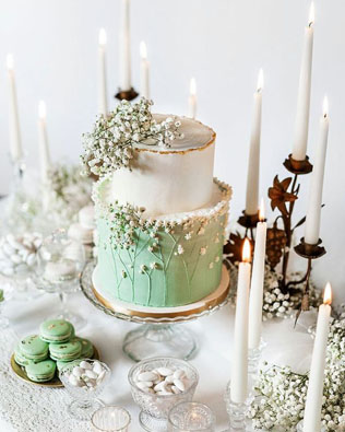 Тренды свадебных тортов в 2022 году 