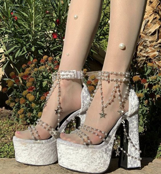 Свадебные туфли на платформе для модных невест 