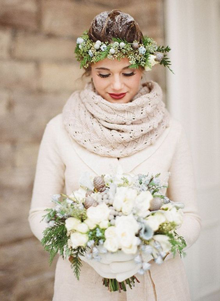 Образ невесты: как не замерзнуть на свадьбе зимой 