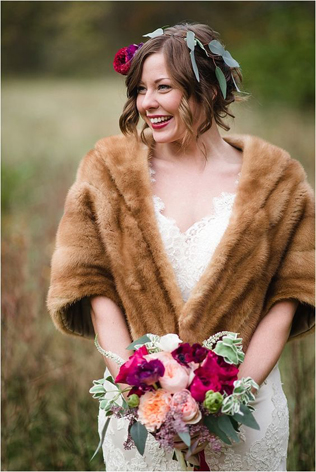 Образ невесты: как не замерзнуть на свадьбе зимой 