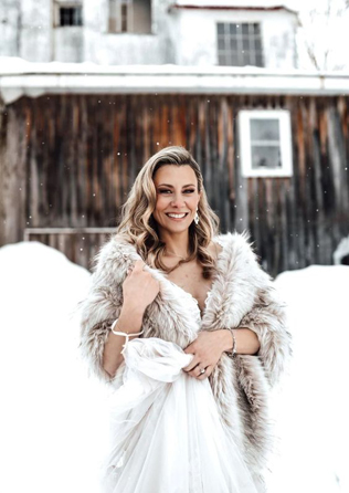 Образ невесты: как не замерзнуть на свадьбе зимой 