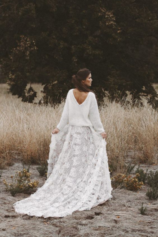 Образ невесты: как не замерзнуть на свадьбе зимой 