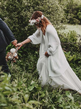 Образ невесты: как не замерзнуть на свадьбе зимой 