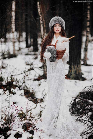 Образ невесты: как не замерзнуть на свадьбе зимой 