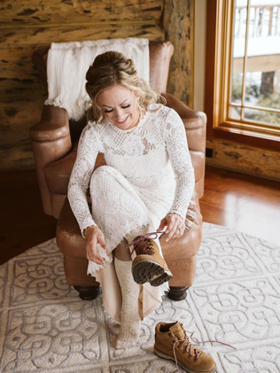 Образ невесты: как не замерзнуть на свадьбе зимой 