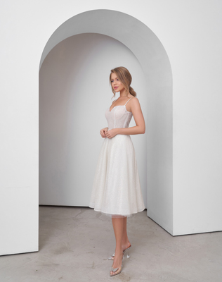 Короткие свадебные платья: трендовые фасоны