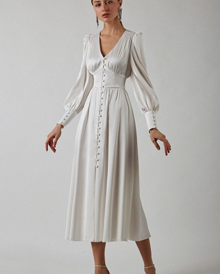 Минимализм в стиле: простые свадебные платья 2023 