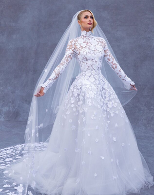 Пэрис Хилтон в платье от Oscar de la Renta