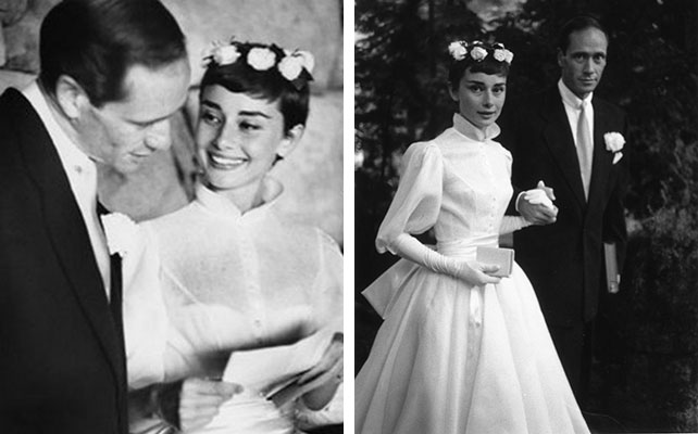 Одри Хепберн в костюме от Pierre Balmain 