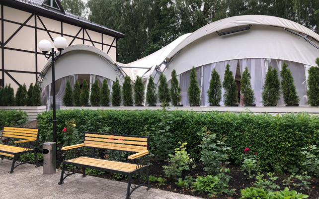 Летний шатер на 150 персон