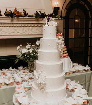 Тренды на свадебные торты в 2023 году 