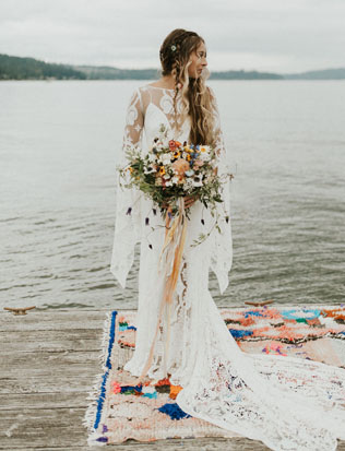 Свадебные прически на длинные волосы: тренды 2023 