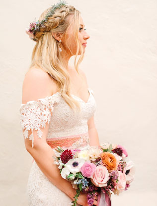 Свадебные прически на длинные волосы: тренды 2023 