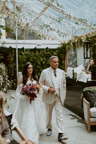 Свадьба в стиле бохо в цветочном саду 
