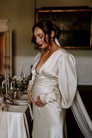 Как выбрать свадебное платье для беременной: основные советы 