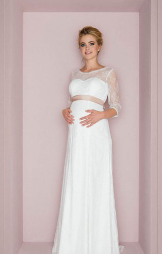 Как выбрать свадебное платье для беременной: основные советы 