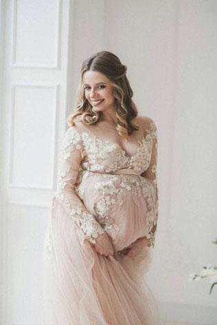 Как выбрать свадебное платье для беременной: основные советы 