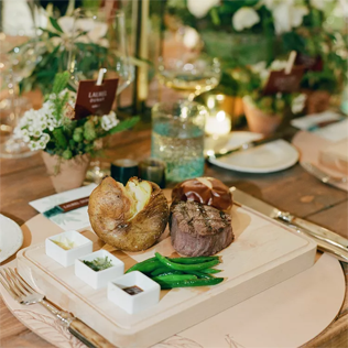 Свадебная еда и напитки