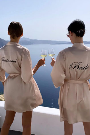 Подборка пижам и халатов для утра невесты с подружками 