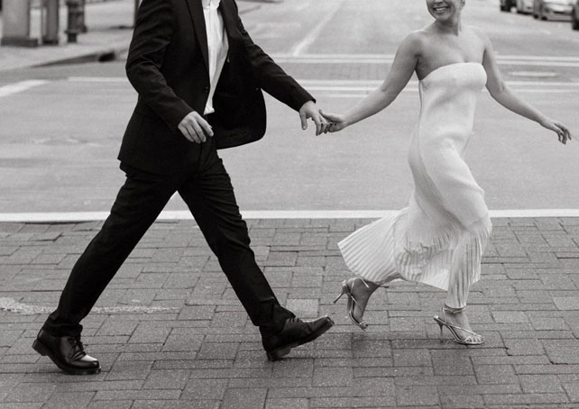 Тренд на размытые свадебные фотографии