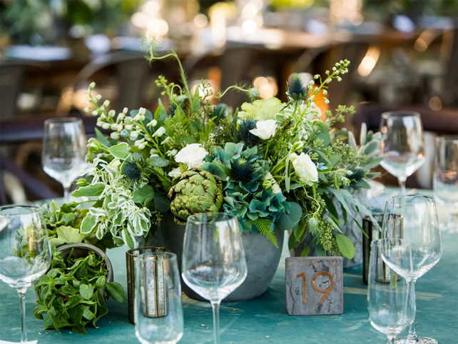 Фишка свадьбы: зелень. Идеи и вдохновение