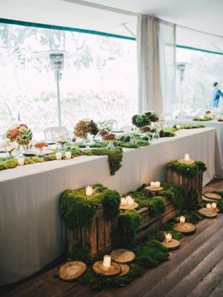 Фишка свадьбы: зелень. Идеи и вдохновение