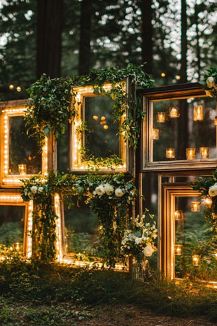 Фишка свадьбы: зелень. Идеи и вдохновение